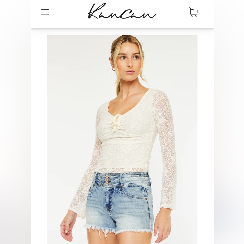 KanCan Tilly High Rise Shorts